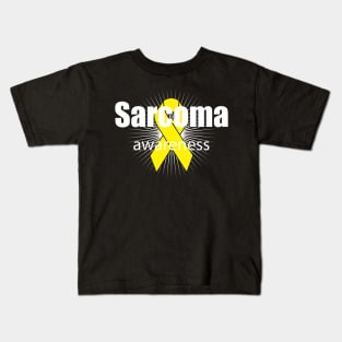 Yellow for Sarcoma Awareness Kids T-Shirt